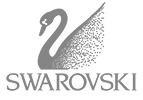 Logo Swarovski avec cygne stylisé et texte SWAROVSKI